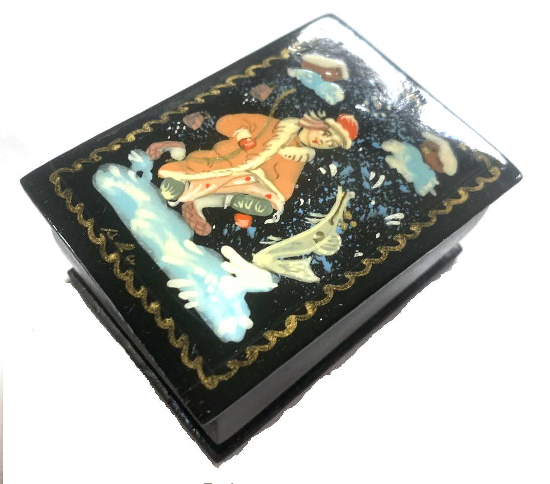 Emelya and the Pike Lacquer Trinket Box
