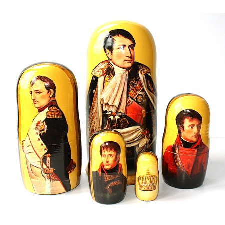 A 5 nested set of Celebrities - Napoleon