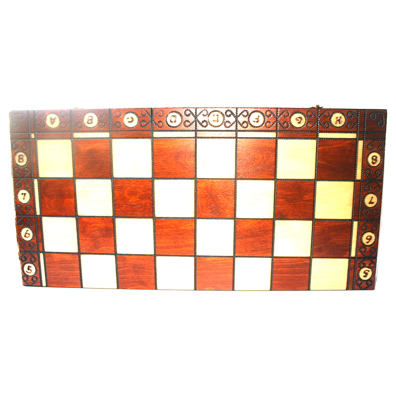 Wooden Chess Set Consul brown