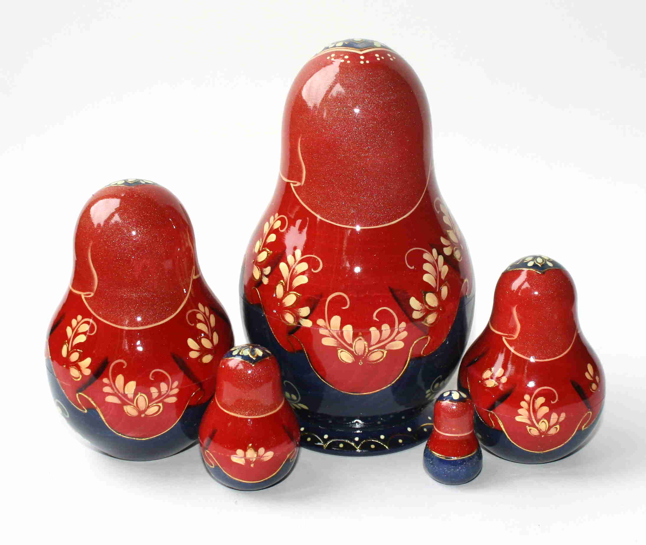 Russian Village Life Matryoshka – 5 Nested Set