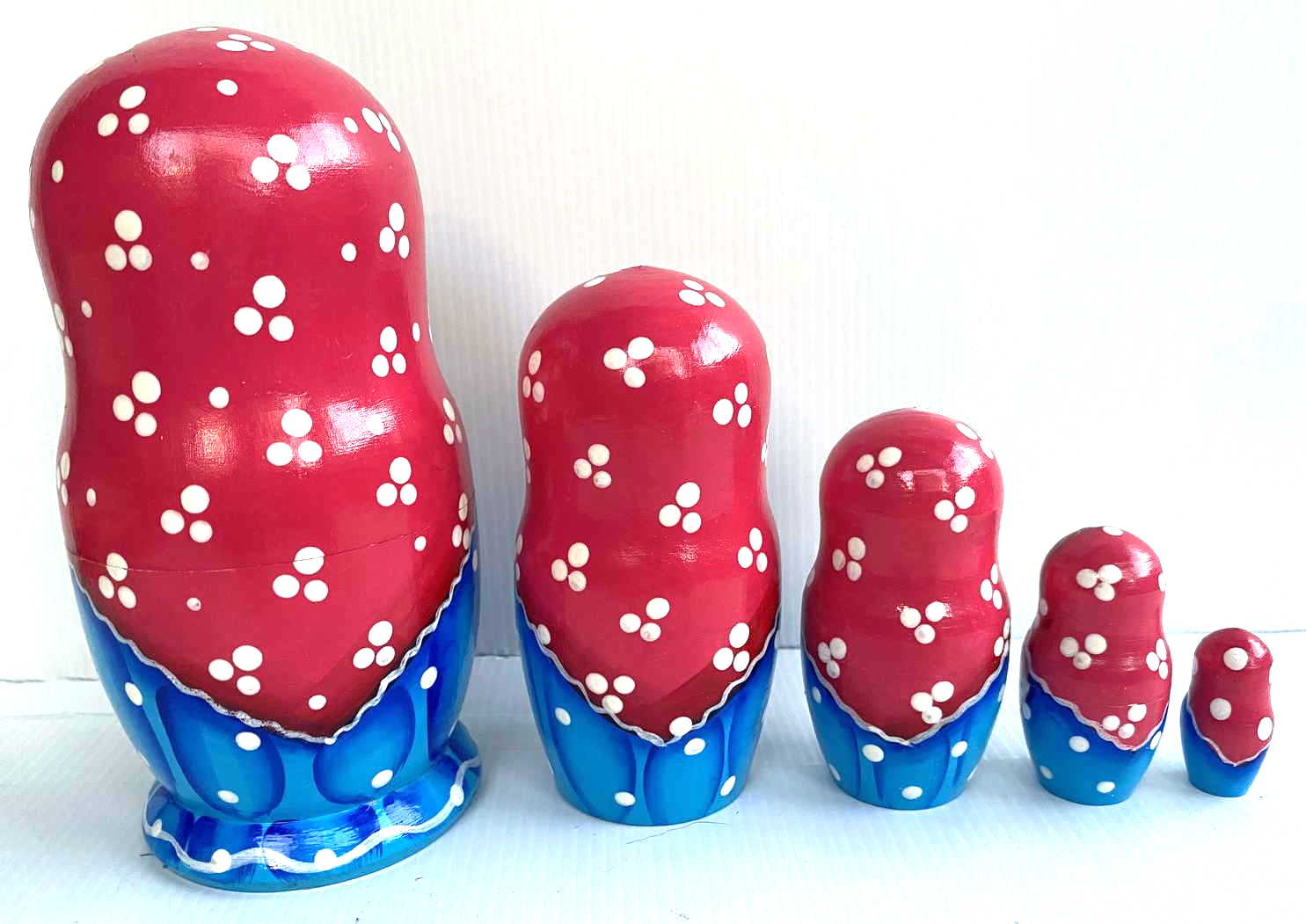 Artists Matryoshka Elena holding cat