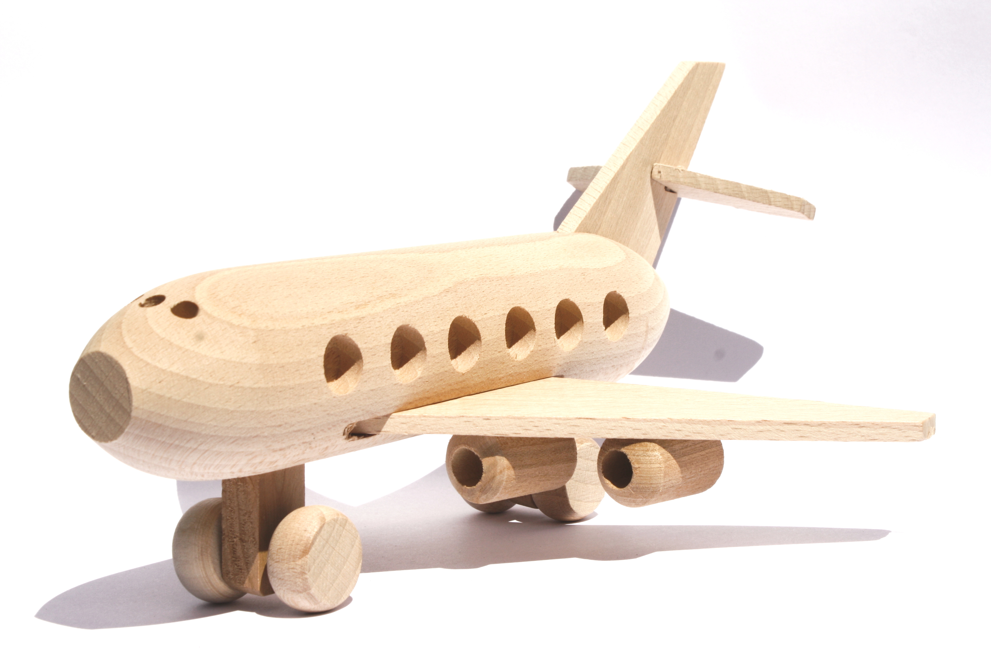 Wooden Vehicles - modern plane 