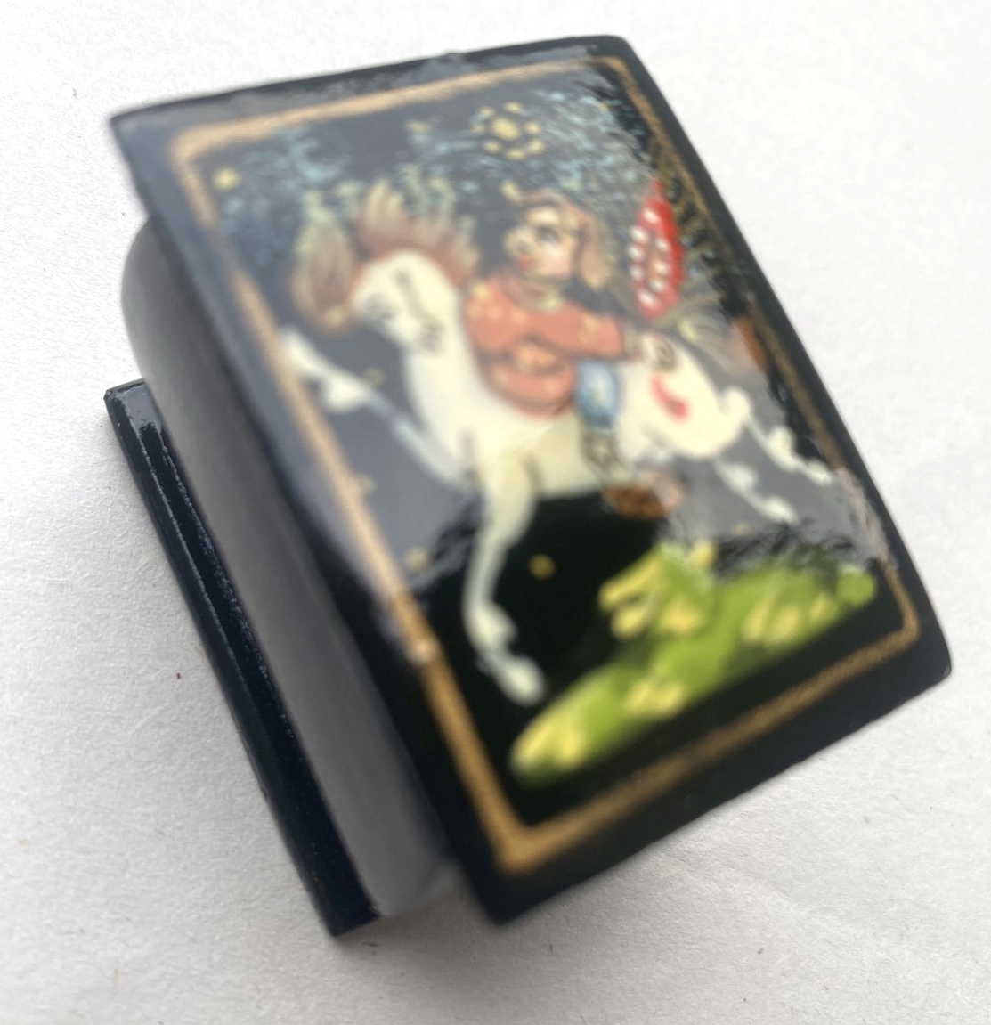 Firebird Lacquer Trinket Box (small)