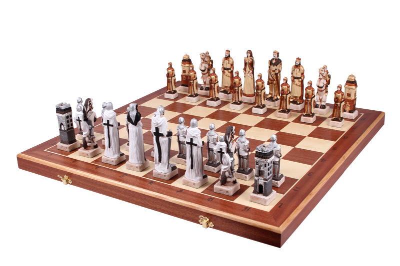 Wooden Chess set Grunwald