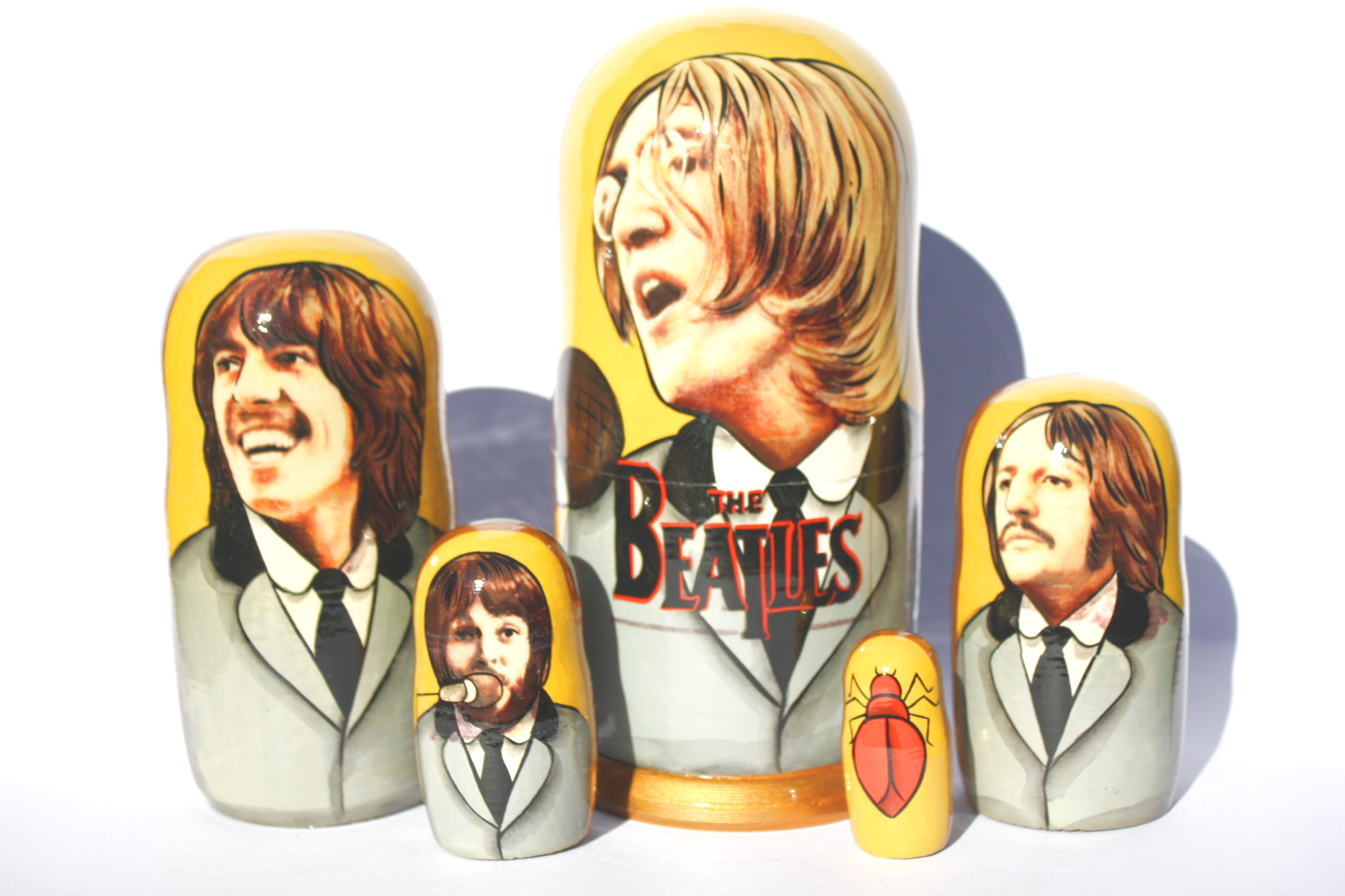 A 5 nested set of celebrities, Beatles