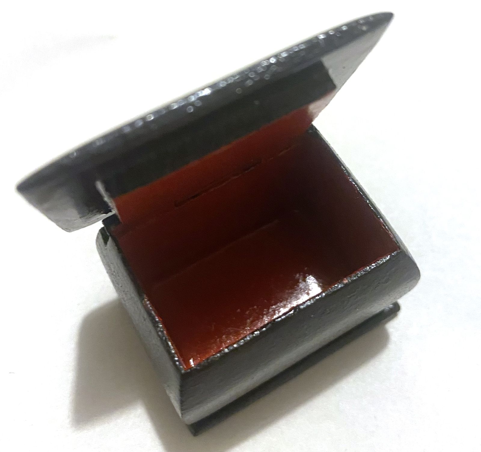 Pink Rose Lacquer Trinket Box (small)