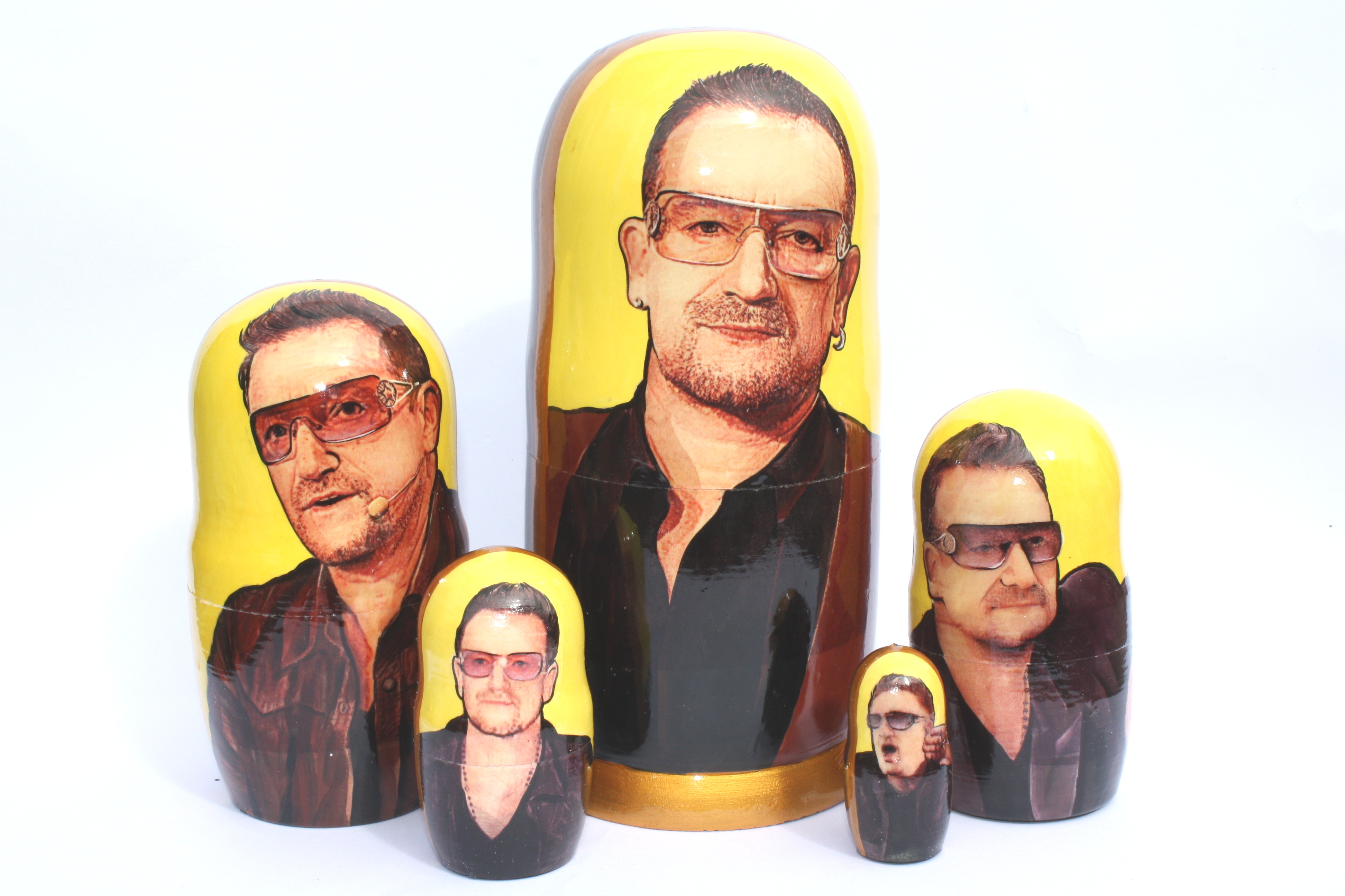 A 5 nested set of celebrities, U2