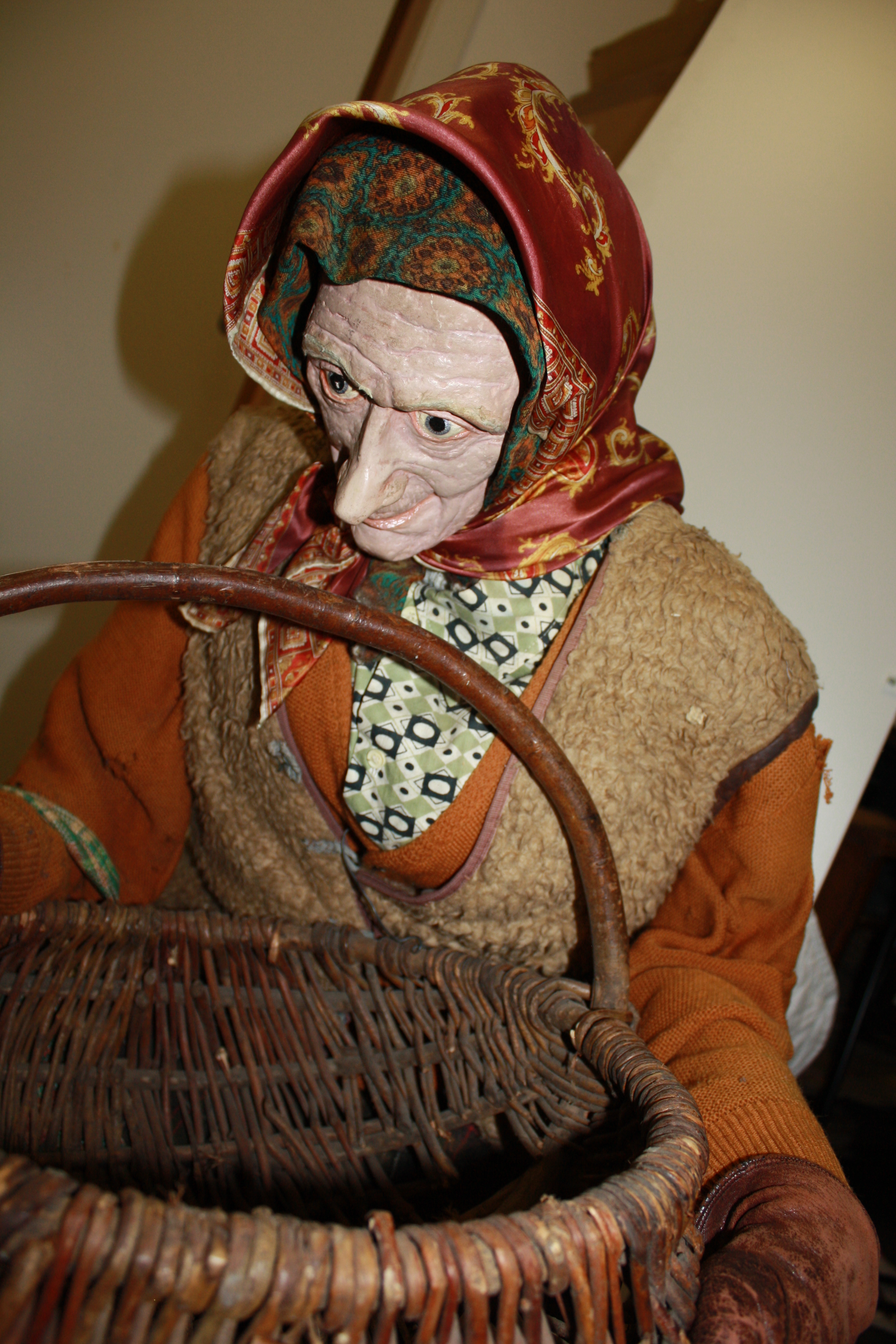 Babushka lifesize Eastern European Grandmother by Pavel Althamer