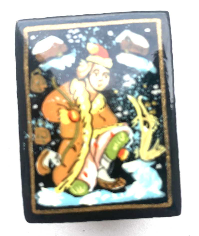 Emelya and the Pike Lacquer Trinket Box (small)