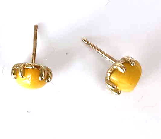 Baltic Amber Gold earrings