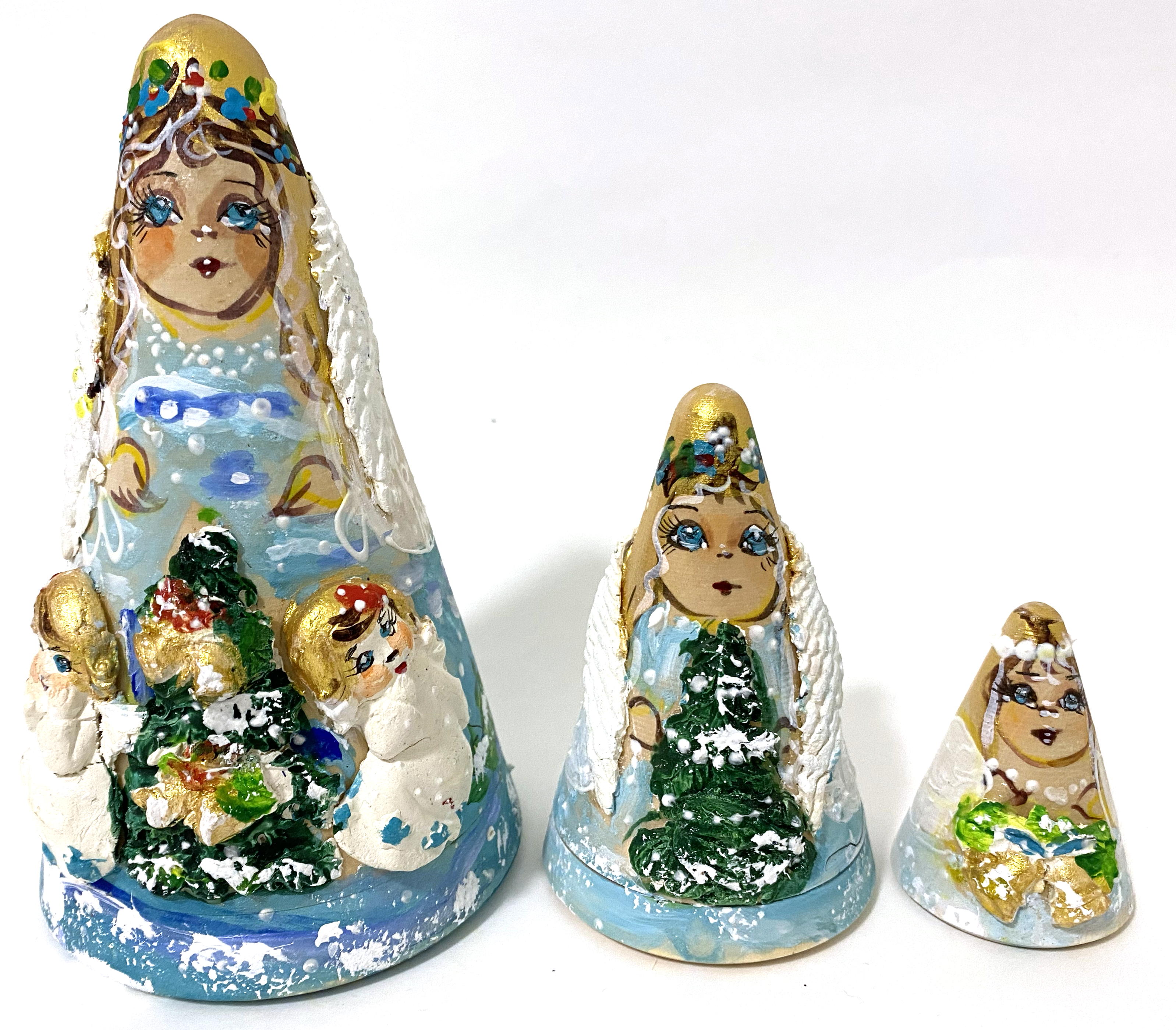 Xmas Matryoshka - Winter Angel
