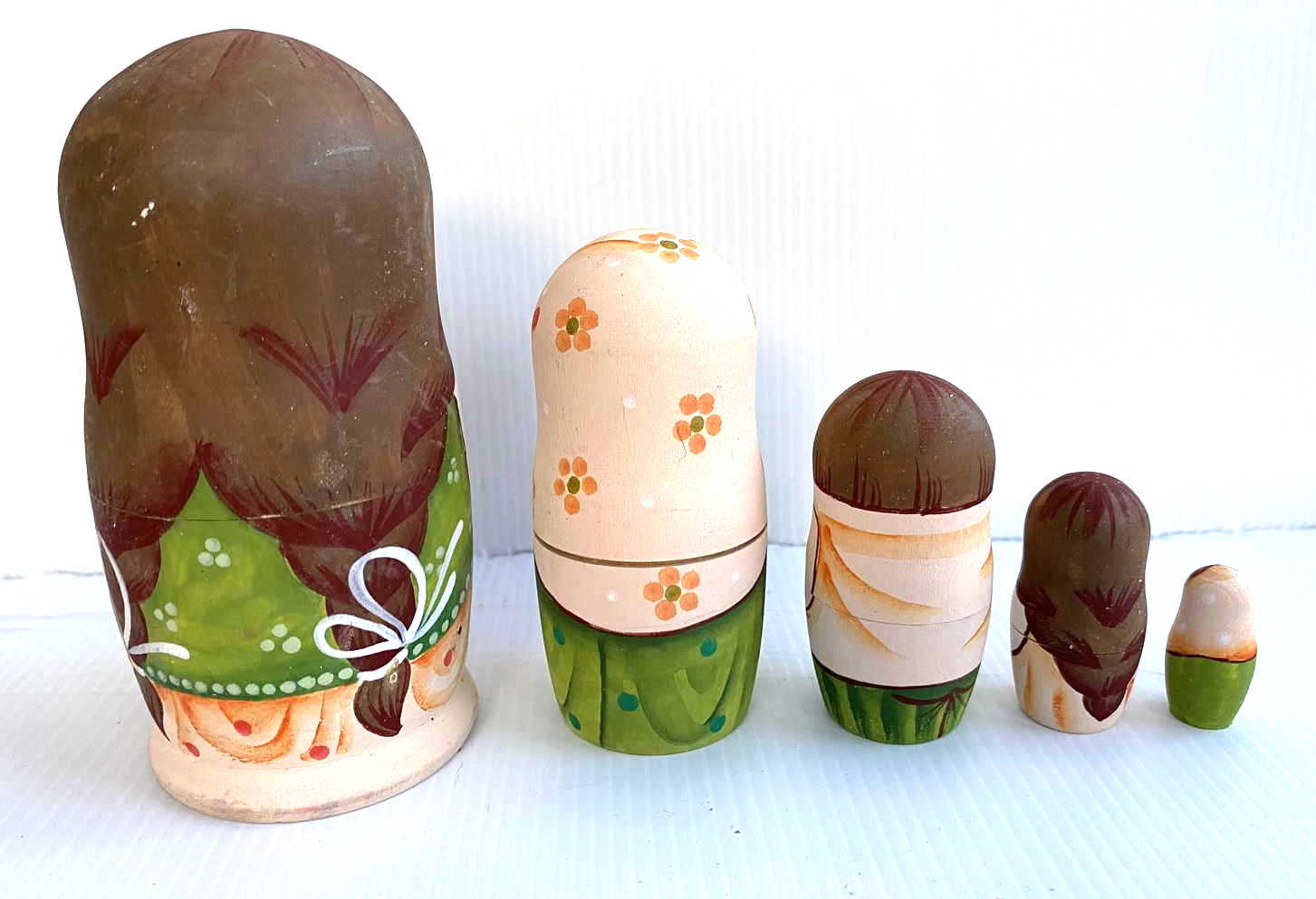 Belyakova Children at Play Nesting Dolls - 5 Nested Set