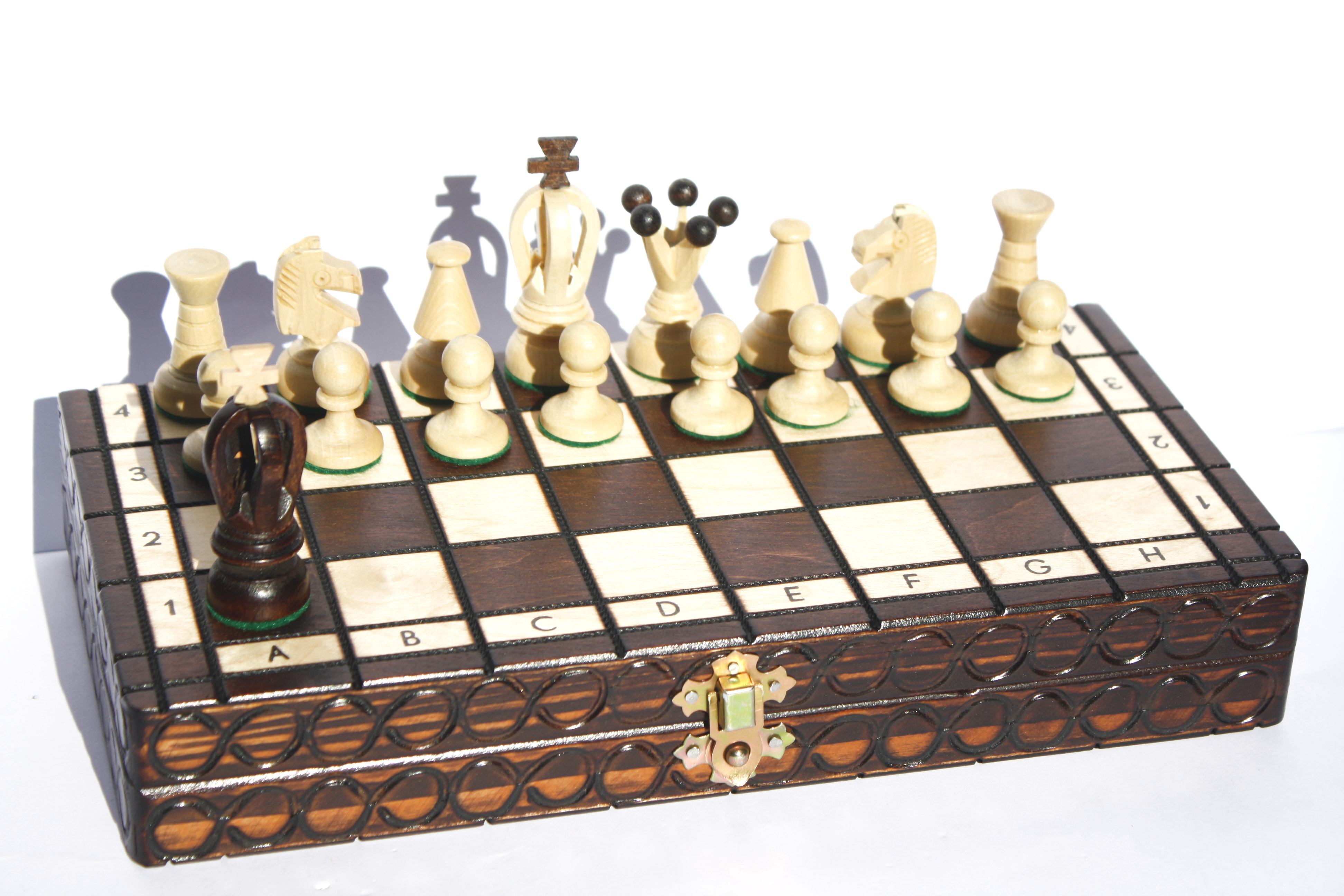  Chess Set - Kings Small brown