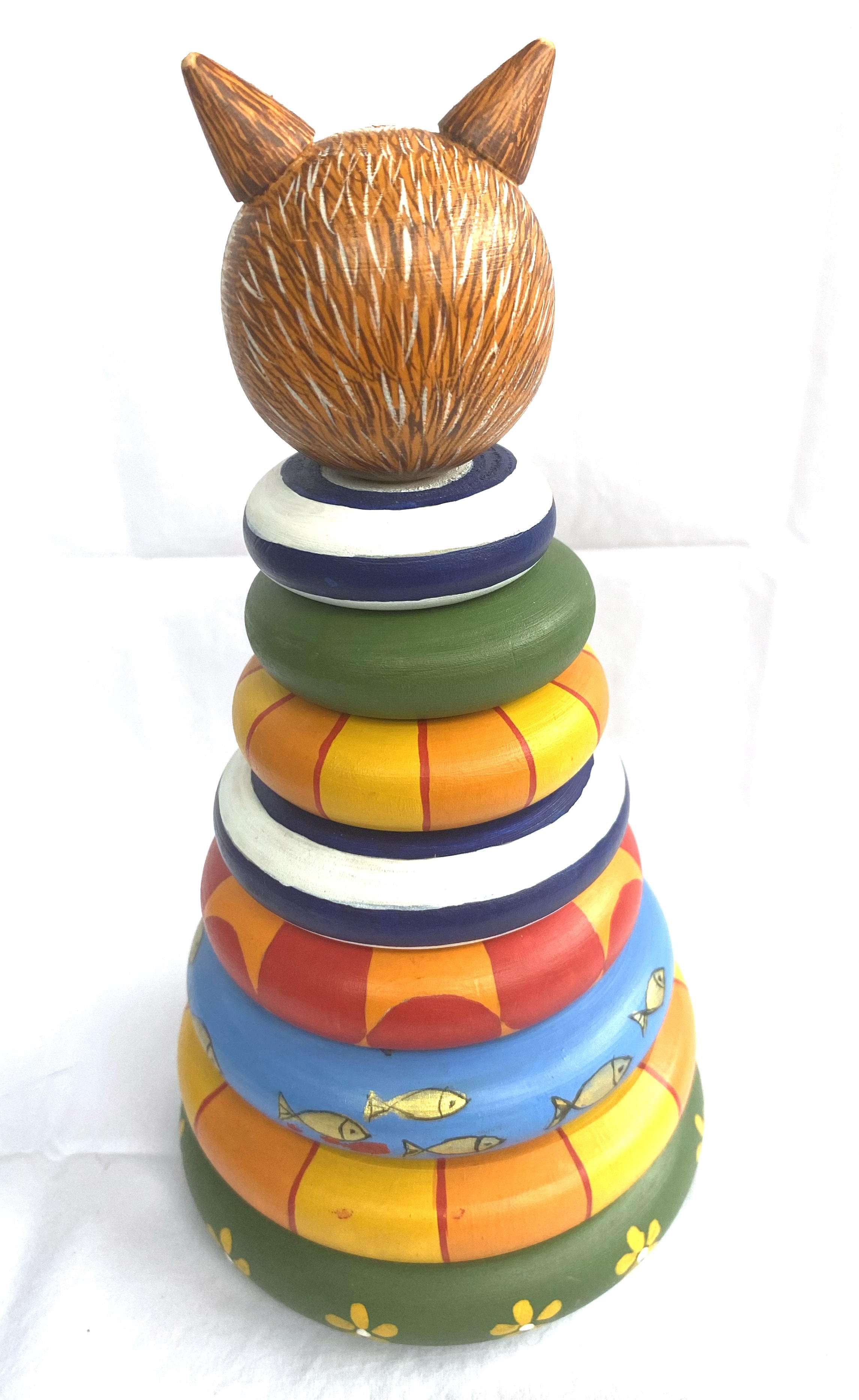 Wooden Toy – counting cat
