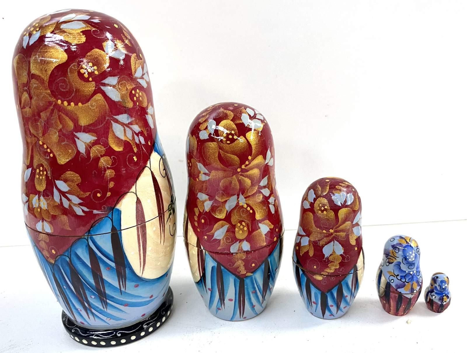 Artist Matryoshka – Summer Fruits by Belyakova – 5 Nested Set