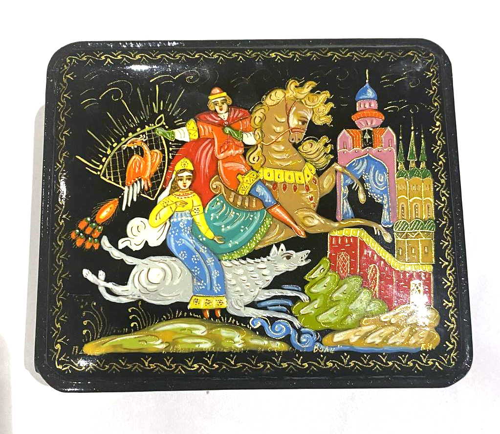 Palekh Lacquer Box - Lel the Shepherd Piper