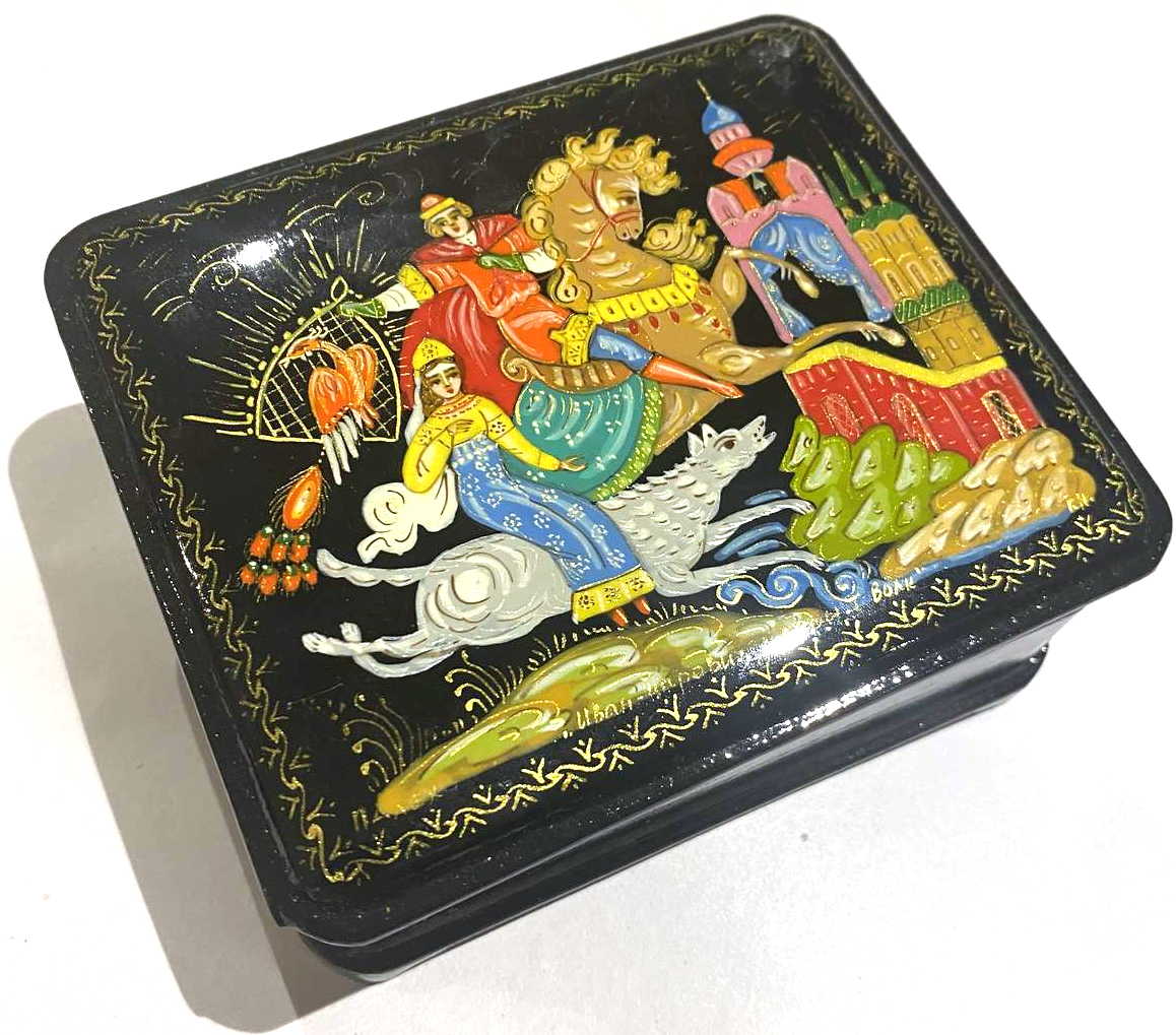 Palekh Lacquer Box - Lel the Shepherd Piper