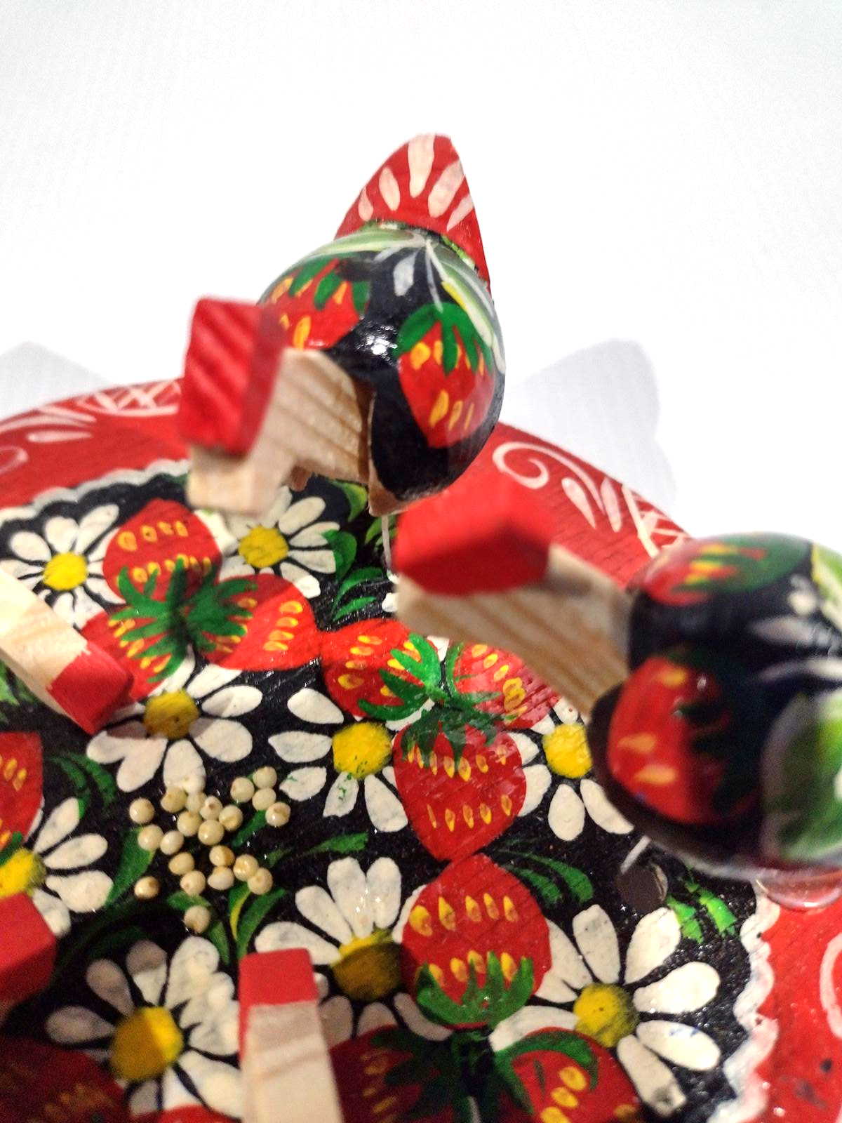 Bogorodsky Toy - Pecking Hens, Five Black Hens
