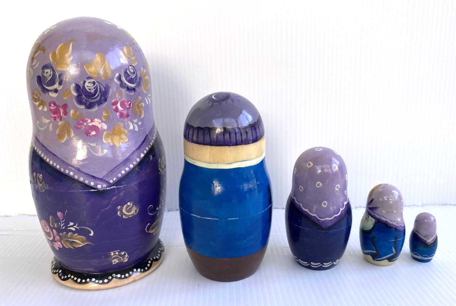 Artist Matryoshka – Children at Play by Belyakova – 5 Nested Set