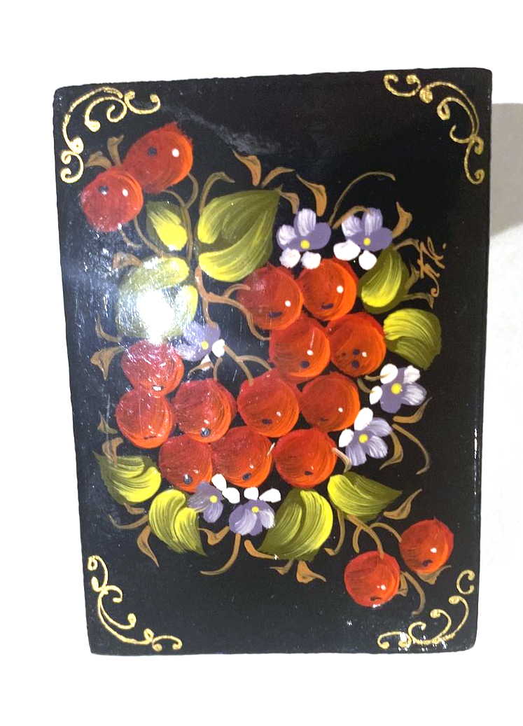 Rowan and Violets Lacquer Trinket Box