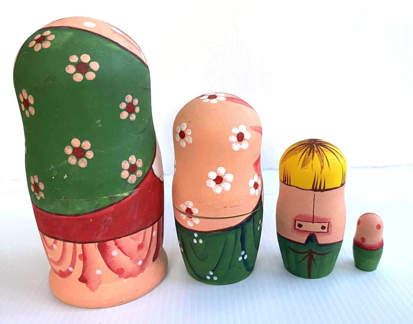 Artists Matryoshka Woman with baby in wrap