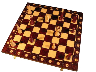 Wooden Chess Set Consul brown